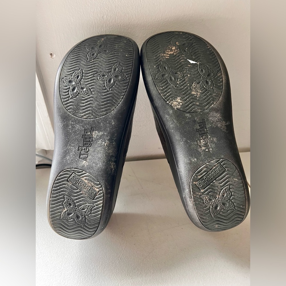 Alegria Kel Clog Comfort Leather Shoes Size 38 Mules - Picture 6 of 6